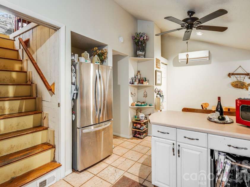 55 Heavenly Lane, Fairview, NC 28730.  MLS# CAR4341248, YatesRealty ID 4103. Entrance to upstair