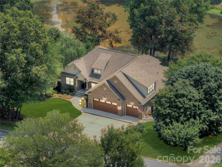 2551 Eagle Drive, Conover, NC 28613.  MLS# CAR4408990, YatesRealty ID 41030. Aerial