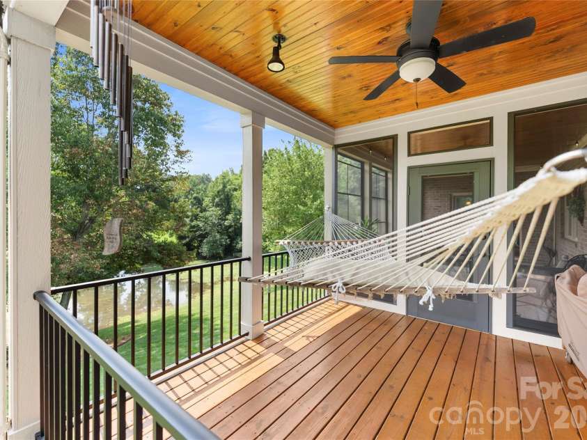 2551 Eagle Drive, Conover, NC 28613.  MLS# CAR4408990, YatesRealty ID 41030. Enclosed Deck