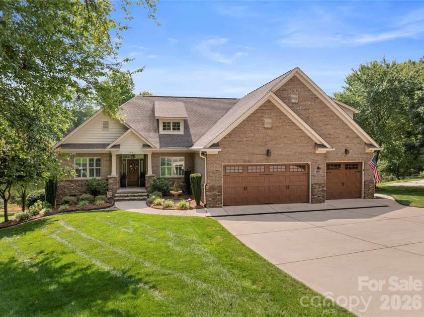 2551 Eagle Drive, Conover, NC 28613.  MLS# CAR4408990, YatesRealty ID 41030. Exterior Front