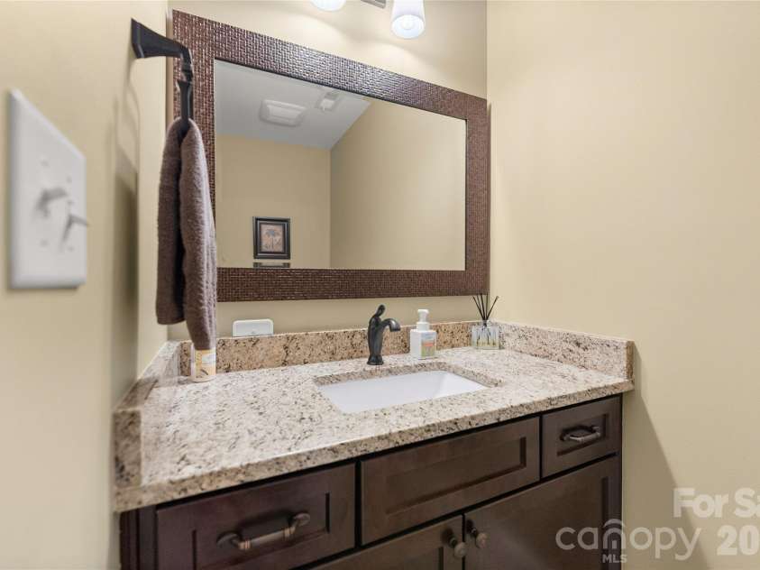 2551 Eagle Drive, Conover, NC 28613.  MLS# CAR4408990, YatesRealty ID 41030. Half Bath Upstairs