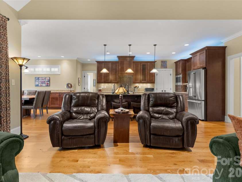 2551 Eagle Drive, Conover, NC 28613.  MLS# CAR4408990, YatesRealty ID 41030. Open Living Room