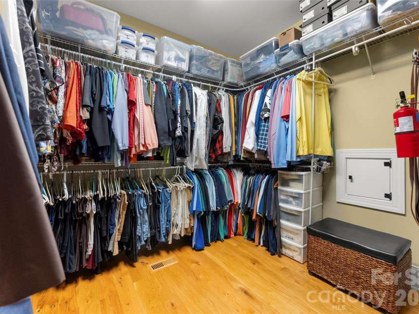 2551 Eagle Drive, Conover, NC 28613.  MLS# CAR4408990, YatesRealty ID 41030. Primary Closet with Laundry Chute to Laundry Room