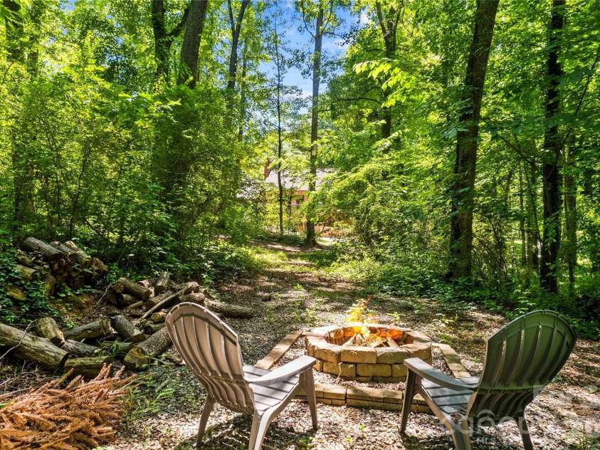 203 Wickersham Drive, Statesville, NC 28625.  MLS# CAR4402525, YatesRealty ID 41062. Firepit