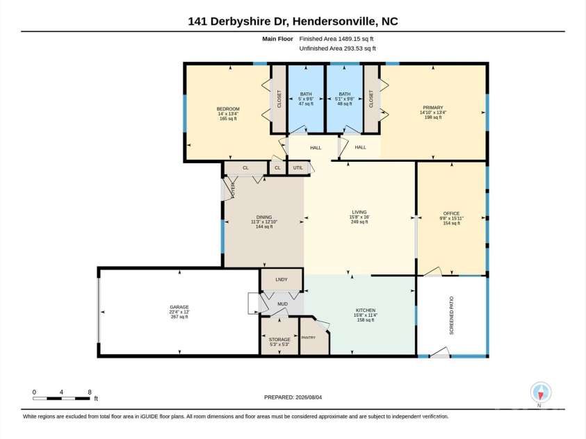 141 Derbyshire Drive, Hendersonville, NC 28792.  MLS# CAR4409798, YatesRealty ID 41069. 