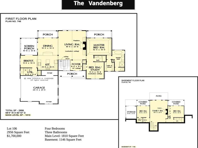 9999 Mayfly Lane, Horse Shoe, NC 28742.  MLS# CAR4214385, YatesRealty ID 4107. Sample layout