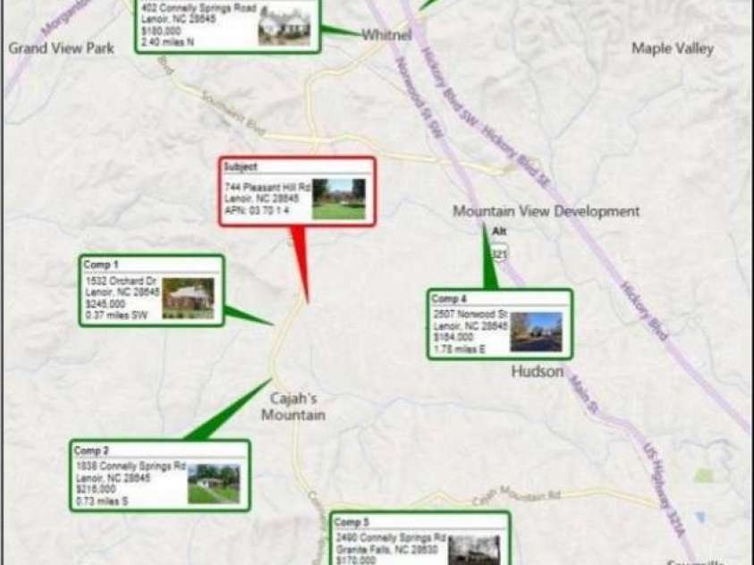 744 Pleasant Hill Road, Lenoir, NC 28645.  MLS# CAR4410715, YatesRealty ID 41079. 