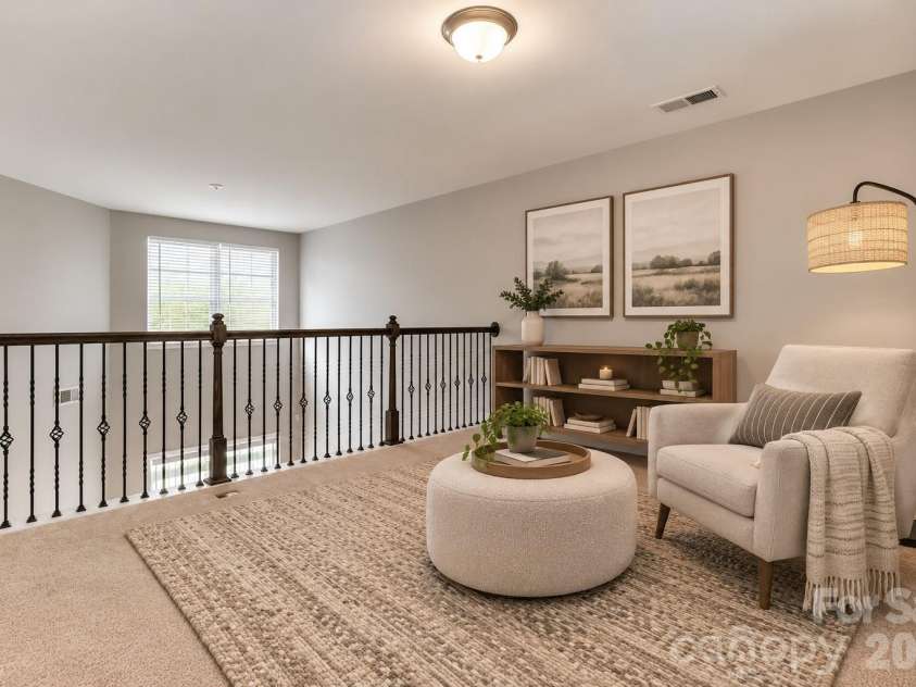 11311 Savannah Creek Drive, Charlotte, NC 28273.  MLS# CAR4409279, YatesRealty ID 41099. Virtually Staged Cozy Loft