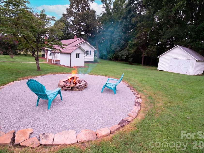 1752 Bethel Road, Morganton, NC 28655.  MLS# CAR4410835, YatesRealty ID 41100. Virtual Fire Pit
