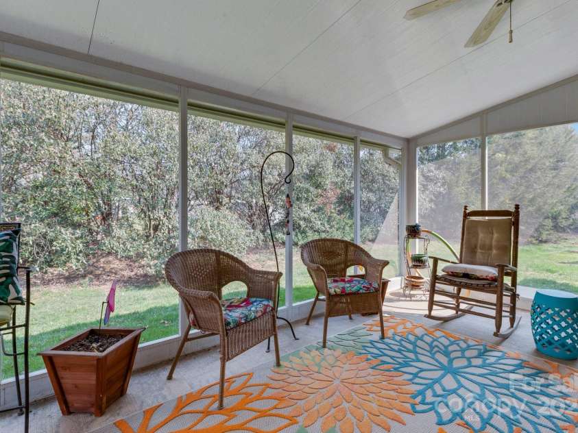 41 Sunview Circle, Arden, NC 28704.  MLS# CAR4235313, YatesRealty ID 4111. Screened In Porch