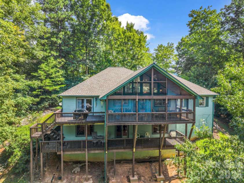203 Treetops Lane, Lake Lure, NC 28746.  MLS# CAR4406198, YatesRealty ID 41119. 