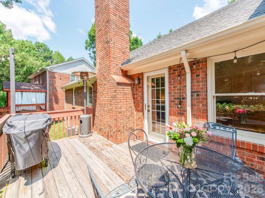 621 Laurel Fork Drive, Matthews, NC 28105.  MLS# CAR4408022, YatesRealty ID 41121. Back deck