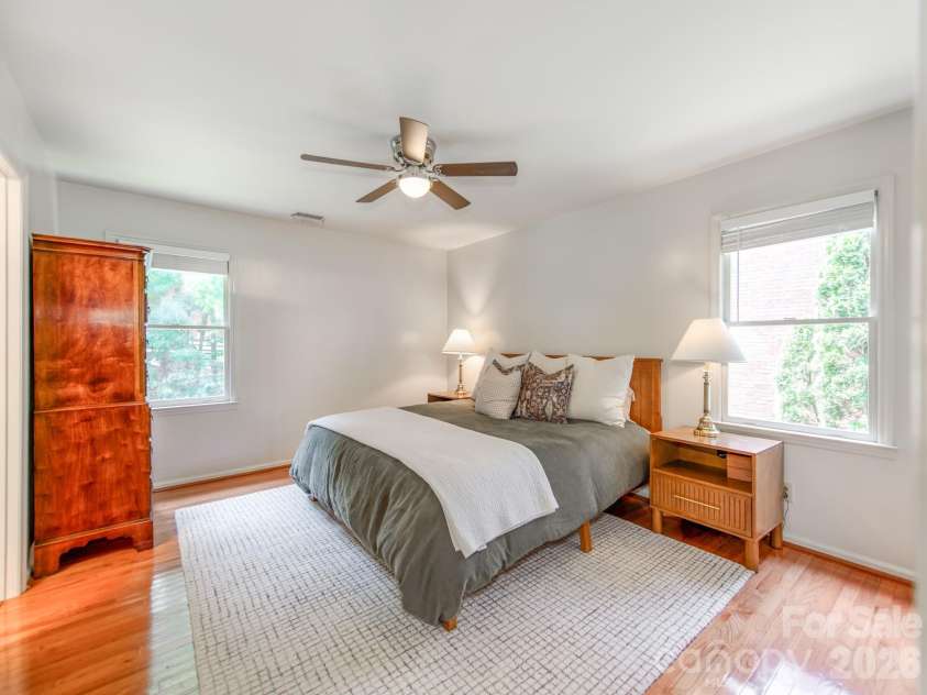 621 Laurel Fork Drive, Matthews, NC 28105.  MLS# CAR4408022, YatesRealty ID 41121. Primary bedroom