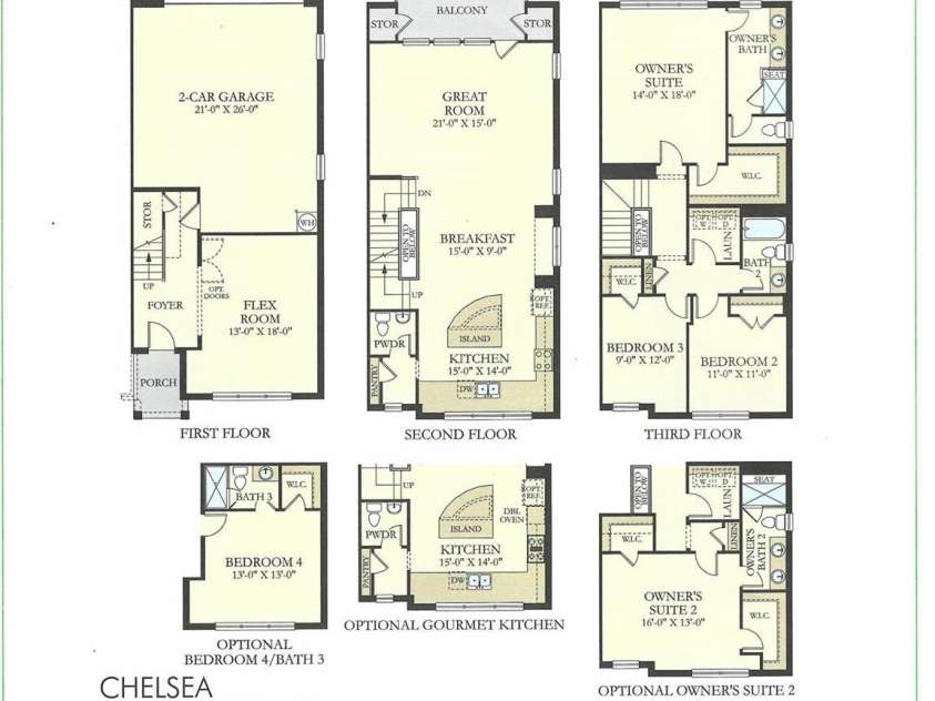 7827 Reunion Row Drive, Charlotte, NC 28277.  MLS# CAR4409332, YatesRealty ID 41129. Builder's Floor Plan