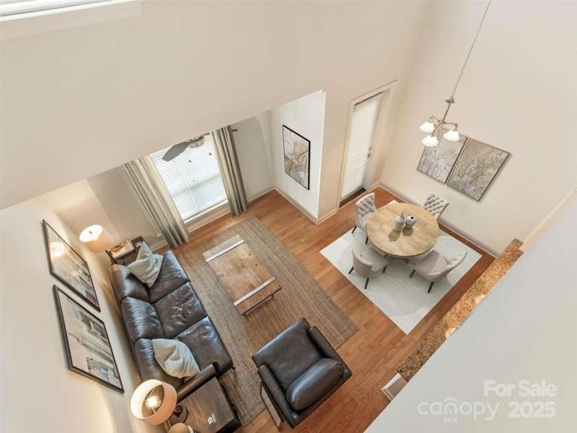 301 Tremont Avenue, Charlotte, NC 28203.  MLS# CAR4240275, YatesRealty ID 4113. Living Area/Open Floor Plan - virtually staged to show layout