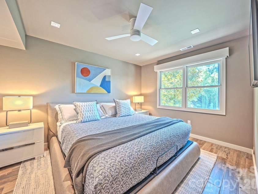 294 Red Knob Lane, Marshall, NC 28753.  MLS# CAR4405147, YatesRealty ID 41131. BEDROOM THREE LOWER LEVEL