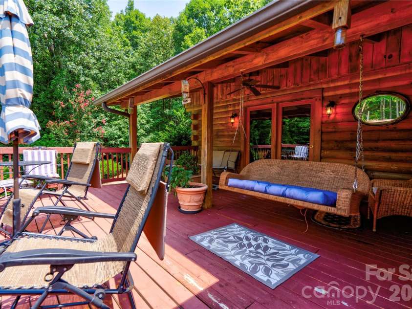 495 Shires Road, Ellenboro, NC 28040.  MLS# CAR4409161, YatesRealty ID 41135. Back Deck