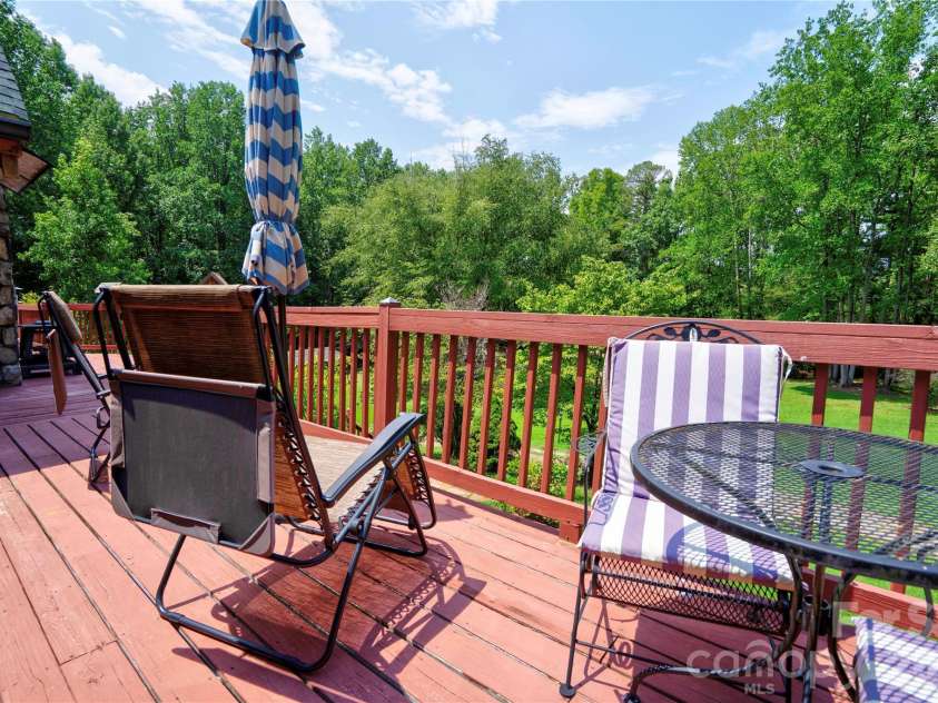 495 Shires Road, Ellenboro, NC 28040.  MLS# CAR4409161, YatesRealty ID 41135. Back Deck