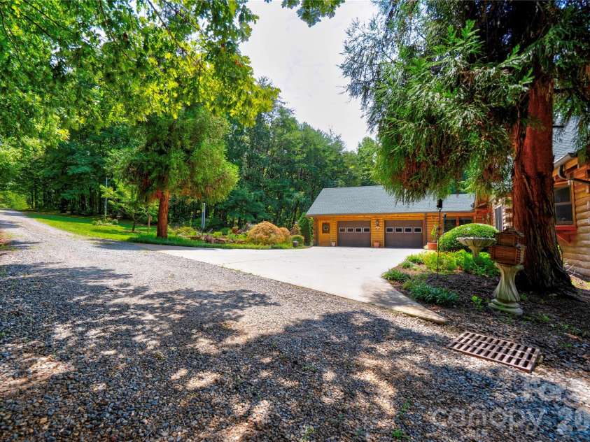 495 Shires Road, Ellenboro, NC 28040.  MLS# CAR4409161, YatesRealty ID 41135. Driveway from Back