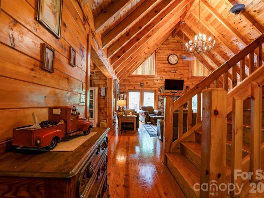 495 Shires Road, Ellenboro, NC 28040.  MLS# CAR4409161, YatesRealty ID 41135. View from Entry Way