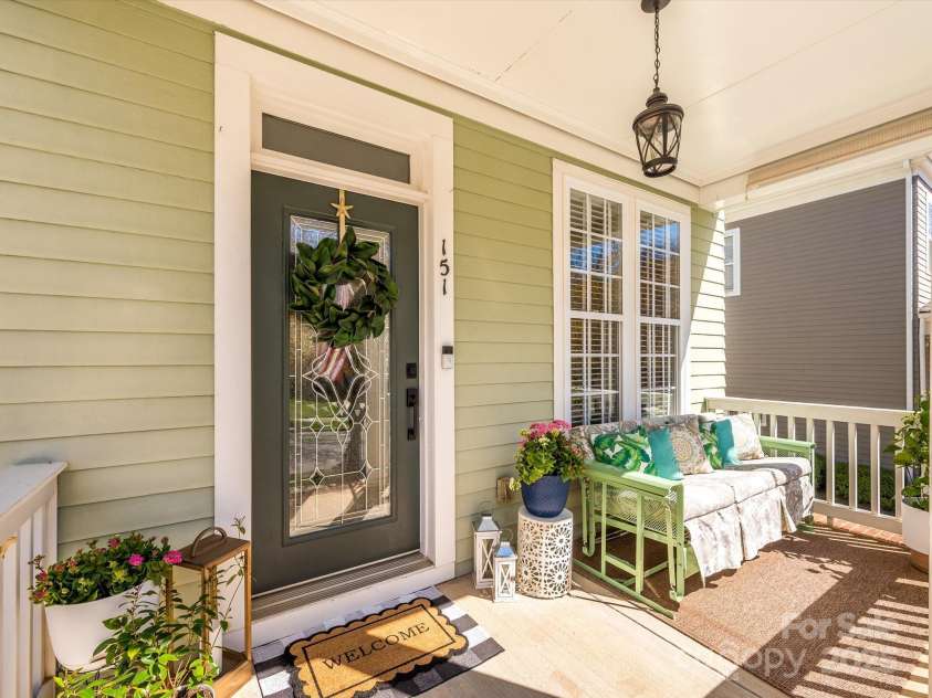 151 Morehouse Avenue, Mooresville, NC 28117.  MLS# CAR4235135, YatesRealty ID 4114. Wonderful porch!