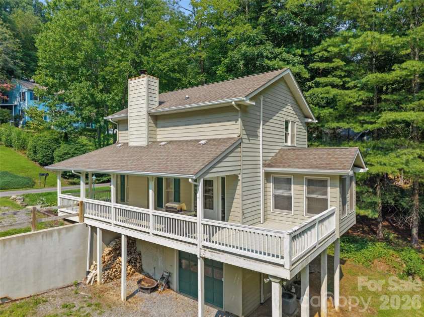 218 Junaluska Oaks Drive, Waynesville, NC 28786.  MLS# CAR4409822, YatesRealty ID 41144. Back View