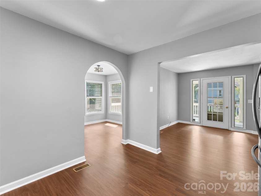 218 Junaluska Oaks Drive, Waynesville, NC 28786.  MLS# CAR4409822, YatesRealty ID 41144. Kitchen facing Dining Room
