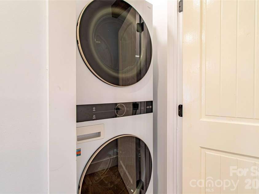 16 Riverside Drive, Barnardsville, NC 28709.  MLS# CAR4396909, YatesRealty ID 41152. Upstairs laundry.