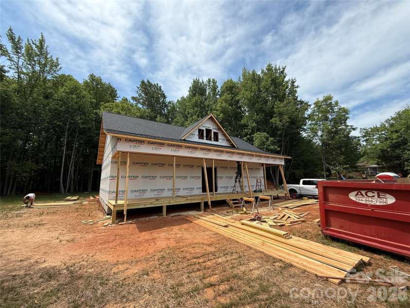 810 Mountain Crest Drive, Kings Mountain, NC 28086.  MLS# CAR4409657, YatesRealty ID 41156. Current progress on house (7/28/26)