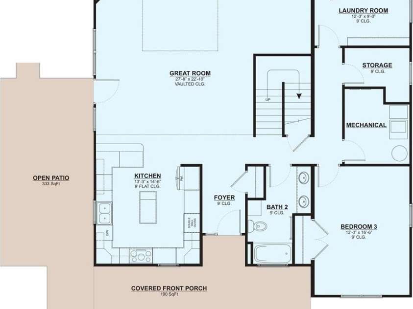 101 Reeds Creek Road, Fairview, NC 28730.  MLS# CAR4409331, YatesRealty ID 41158. Floor Plan - Main Floor