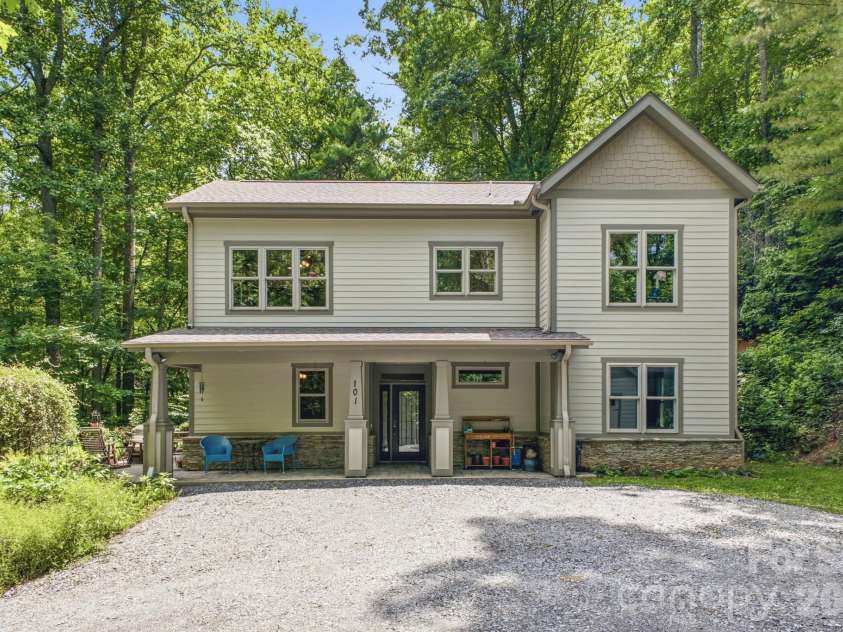 101 Reeds Creek Road, Fairview, NC 28730.  MLS# CAR4409331, YatesRealty ID 41158. Front Elevation