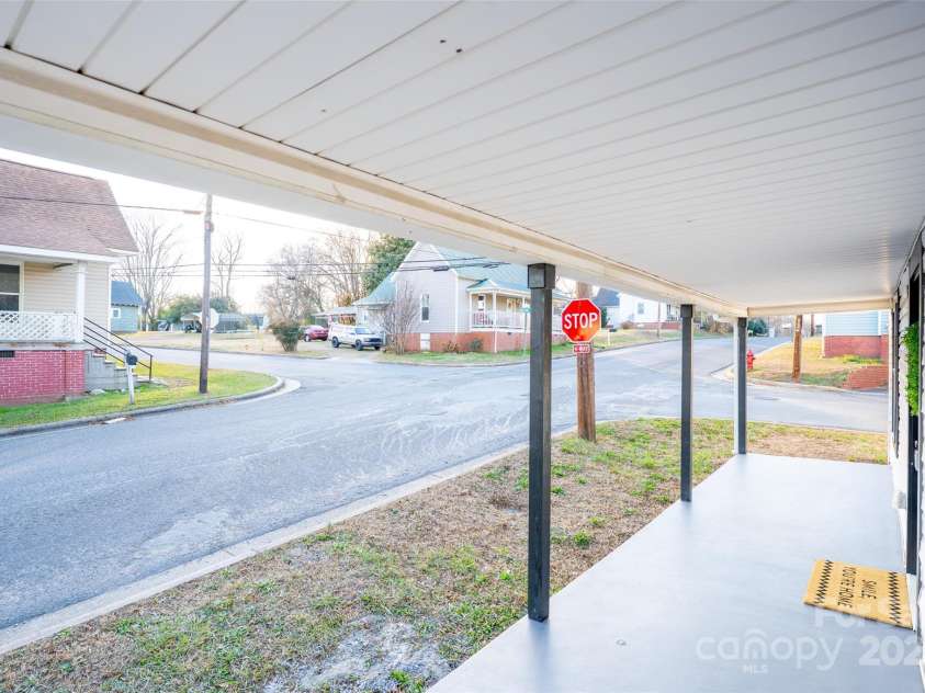 748 Efird Street, Albemarle, NC 28001.  MLS# CAR4330218, YatesRealty ID 4116. Front Porch