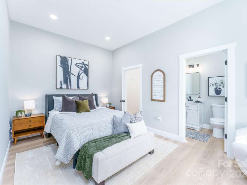 748 Efird Street, Albemarle, NC 28001.  MLS# CAR4330218, YatesRealty ID 4116. Primary Bedroom with Ensuite Bathroom