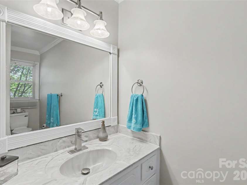 33610 Aaron Road, Albemarle, NC 28001.  MLS# CAR4419659, YatesRealty ID 41161. Hall Bathroom