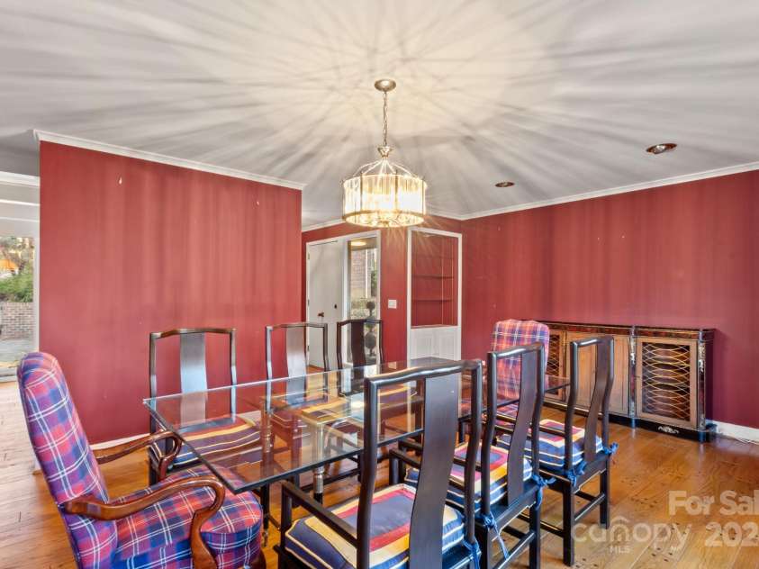 702 Forest Hill Drive, Shelby, NC 28150.  MLS# CAR4185280, YatesRealty ID 4119. The dining room is spacious...