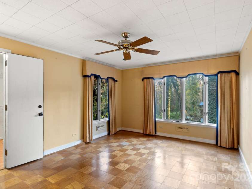 702 Forest Hill Drive, Shelby, NC 28150.  MLS# CAR4185280, YatesRealty ID 4119. The primary bedroom has amazing windows and views...