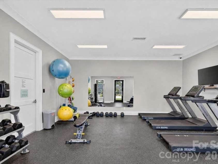 166 Aviendha Lane, Troutman, NC 28166.  MLS# CAR4409150, YatesRealty ID 41198. Community Gym