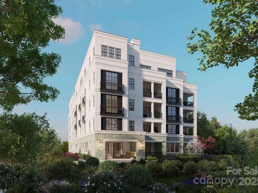 409 Queens Road, Charlotte, NC 28207.  MLS# CAR4154326, YatesRealty ID 412. Rear Exterior View