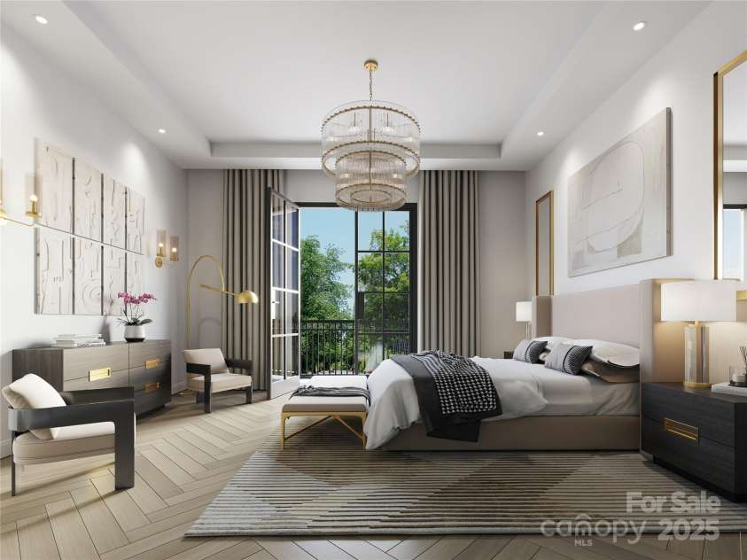 409 Queens Road, Charlotte, NC 28207.  MLS# CAR4154326, YatesRealty ID 412. Sample Primary Suite