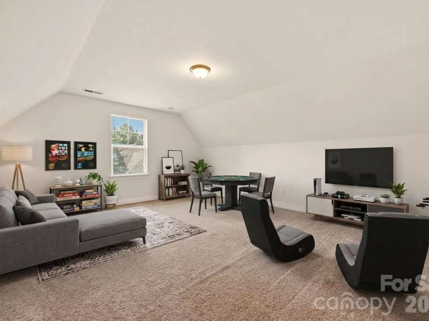 16408 Mckee Ridge Drive, Charlotte, NC 28278.  MLS# CAR4406733, YatesRealty ID 41225. Virtually staged 4th bedroom or bonusroom