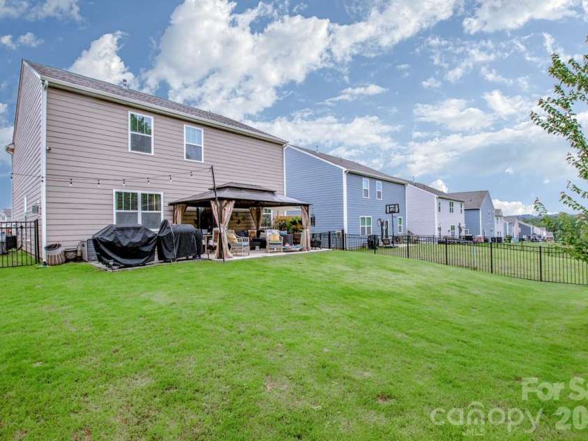 126 North Hill Lane, Troutman, NC 28166.  MLS# CAR4411024, YatesRealty ID 41228. Backyard
