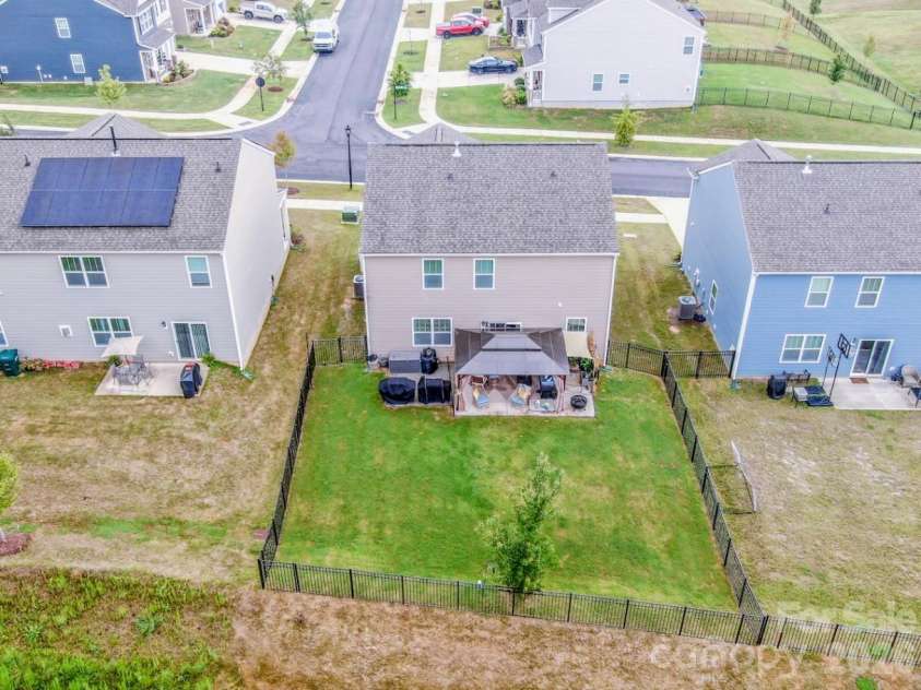 126 North Hill Lane, Troutman, NC 28166.  MLS# CAR4411024, YatesRealty ID 41228. Backyard