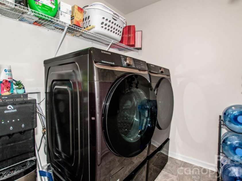 126 North Hill Lane, Troutman, NC 28166.  MLS# CAR4411024, YatesRealty ID 41228. Laundry room
