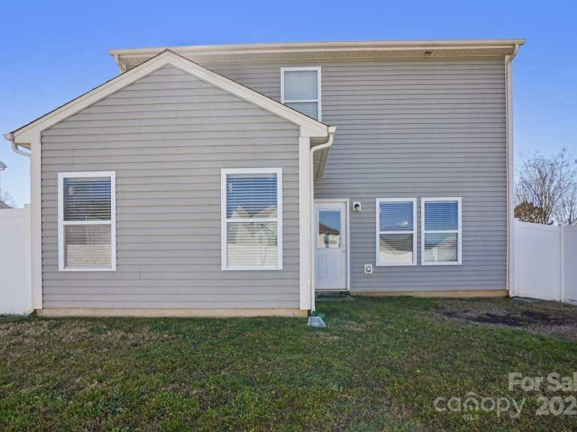 616 Smokehouse Lane, Albemarle, NC 28001.  MLS# CAR4231817, YatesRealty ID 4125. Fenced in backyard