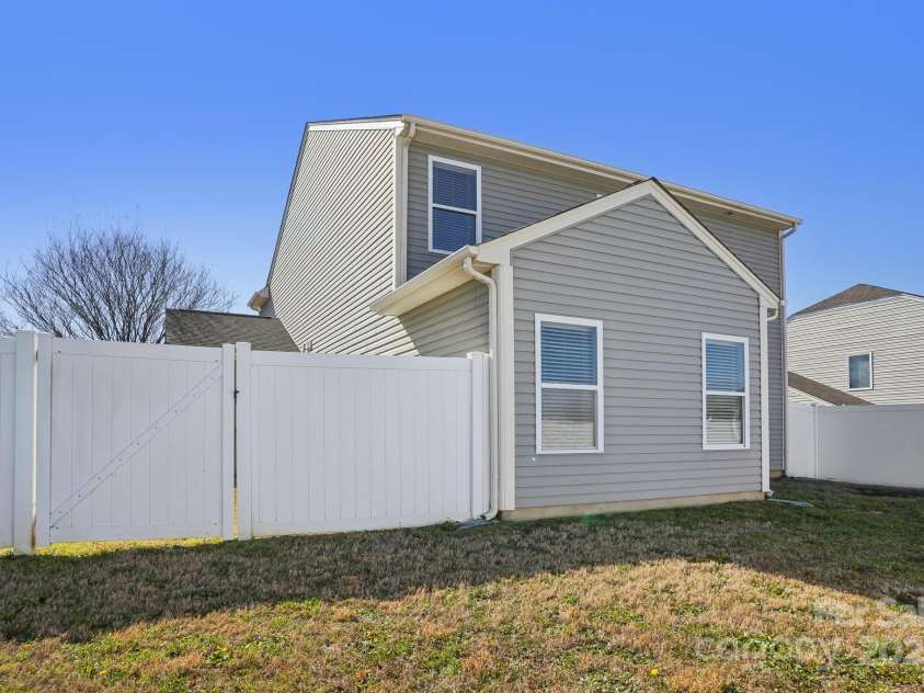 616 Smokehouse Lane, Albemarle, NC 28001.  MLS# CAR4231817, YatesRealty ID 4125. Fenced in backyard