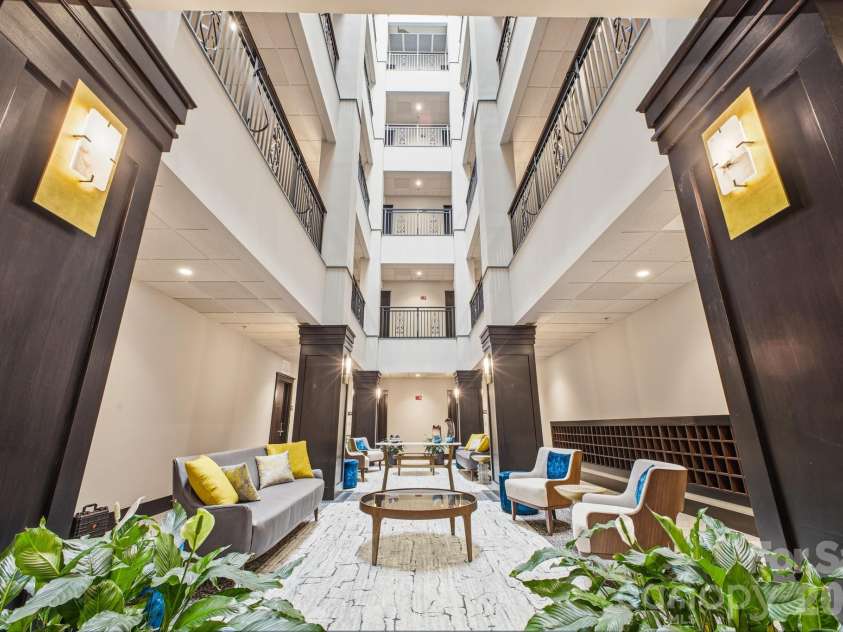21 Battery Park Avenue, Asheville, NC 28801.  MLS# CAR4366856, YatesRealty ID 4126. Comfortable Common Areas Outside Unit 307