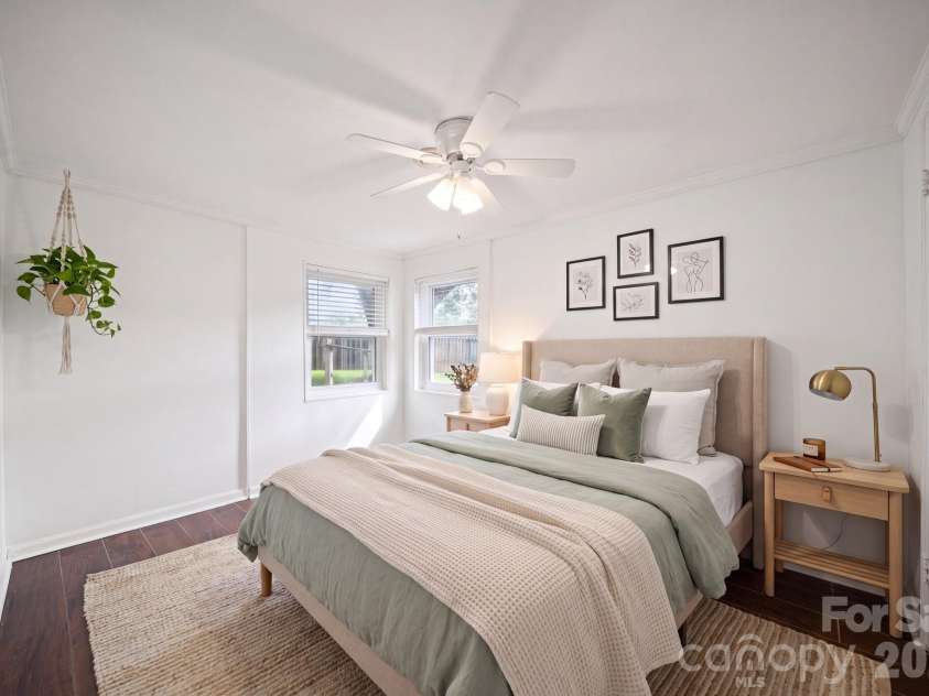 236 Governors View Road, Asheville, NC 28805.  MLS# CAR4409407, YatesRealty ID 41275. Bedroom #2 (virtually staged)