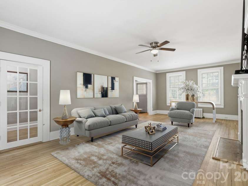 46 Marsh Avenue, Concord, NC 28025.  MLS# CAR4409053, YatesRealty ID 41296. Digitally staged