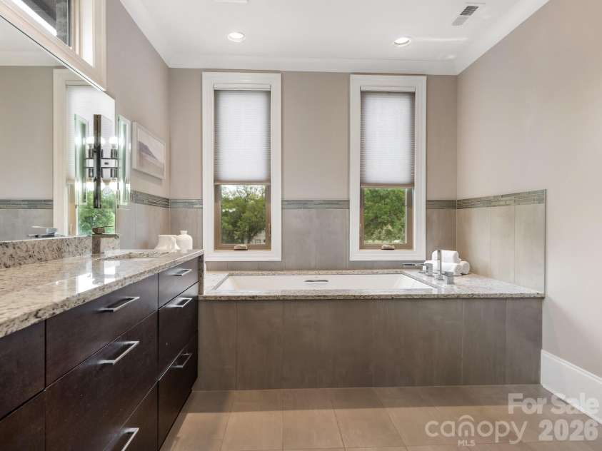 2011 Sharon Avenue, Charlotte, NC 28211.  MLS# CAR4409632, YatesRealty ID 41300. Primary Bathroom