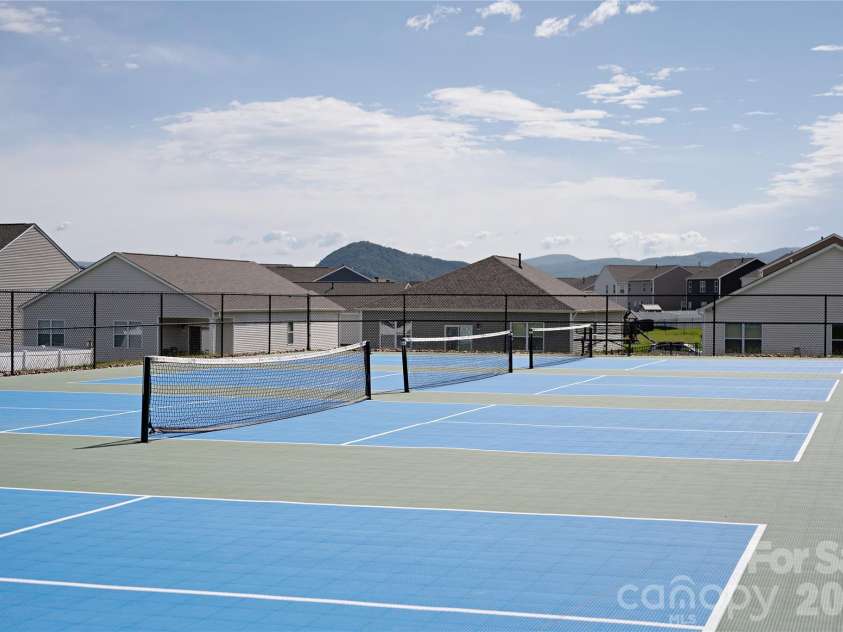 159 Piney Woods Road, Fletcher, NC 28732.  MLS# CAR4409286, YatesRealty ID 41302. Pickleball courts